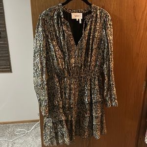 ba&sh Metallic Dress